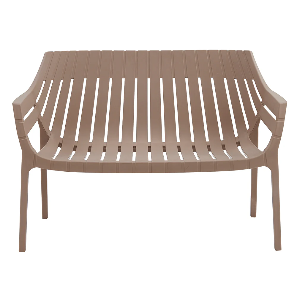 เก้าอี้พลาสติก 2 ที่นั่ง COCOLUXE รุ่น ERECT สี TAUPE_0